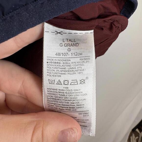 Gap Men's Tall Classic Navy Quilted Puffer Vest Size: Large Tall - Picture 7 of 7